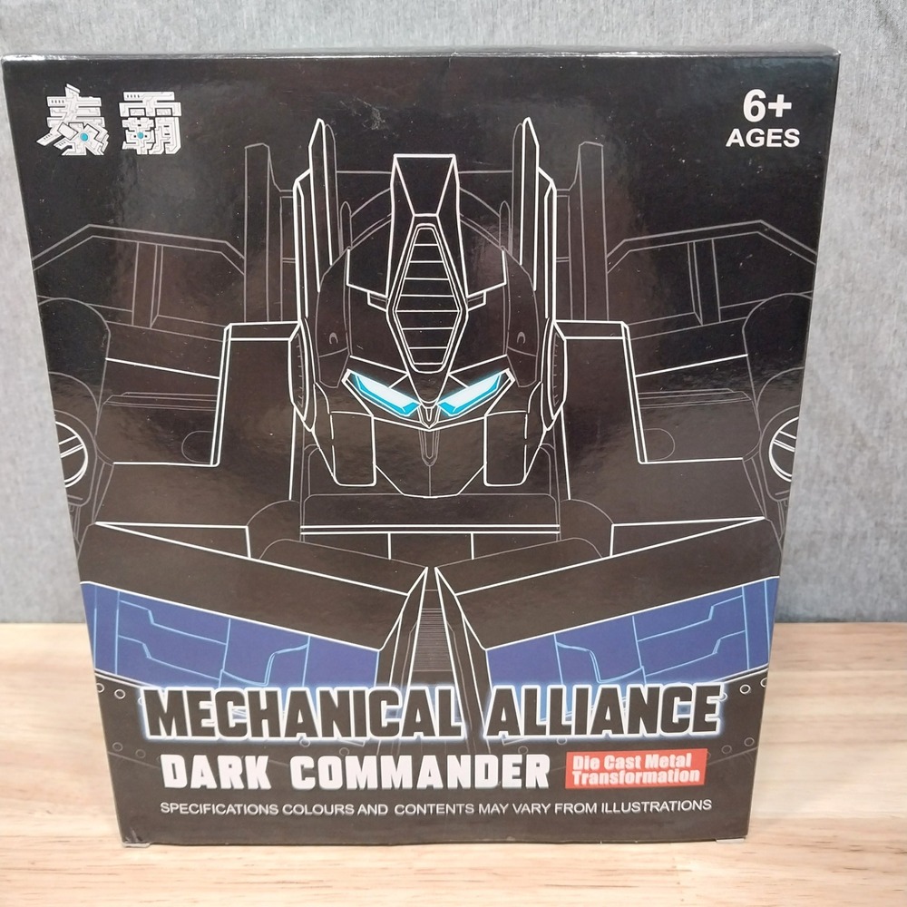 Mechanical Alliance Dark Commander Kids Die Cast Metal Figure YS-04 Pink White